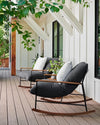 Modern Teak Outdoor Rocking Chair