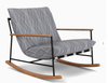 Modern Teak Outdoor Rocking Chair