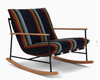 Modern Teak Outdoor Rocking Chair