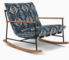 Modern Teak Outdoor Rocking Chair